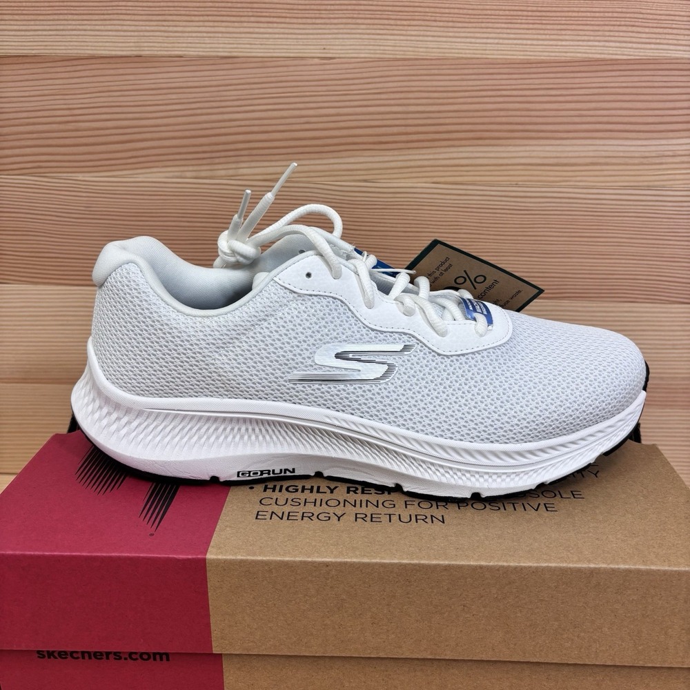 SKECHERS GO RUN Consistent 2.0 Engaged Shoes White Women's Size 10 Sneakers